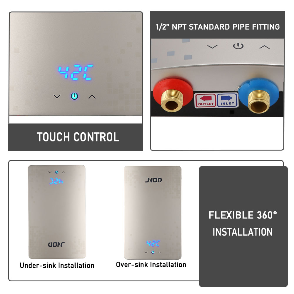 Compact Bathroom Tankless Water Heater For Sink